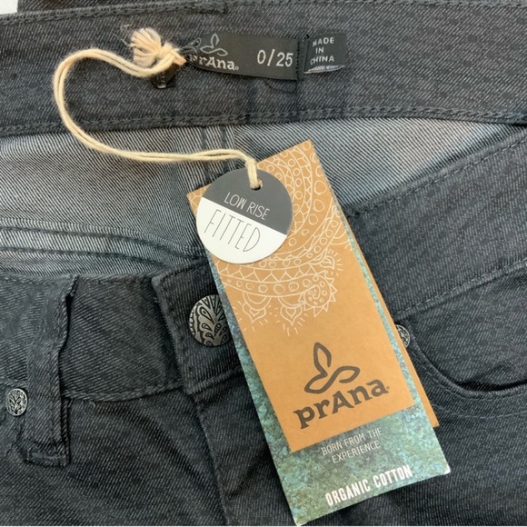 NWT Prana Kara Jeans Charcoal Dot - Picture 9 of 10